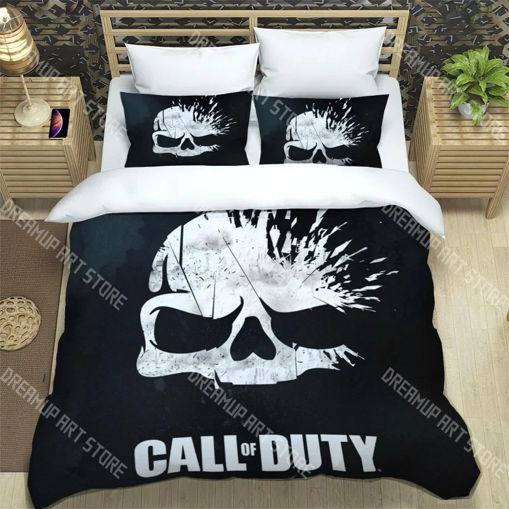 3D Print Call of Duty Game COD Bedding Set Twin Queen King Full Size Duvet Cover Pillowcase Bed boys girls Adult Home Textiles