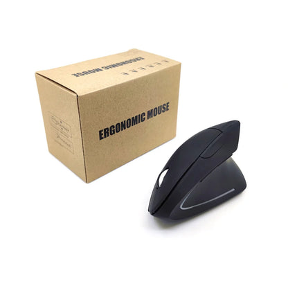 Nuevo ratón vertical inalámbrico 2.4GHz con DPI ajustable, óptico, ergonómico para la muñeca, con retroiluminación gaming, para portátil, tablet, Mac e iPad
