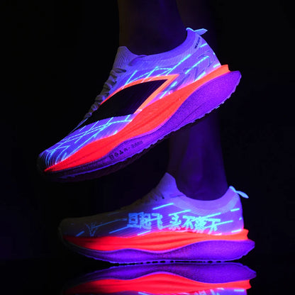 Speciality Marathon Men Running Shoes Carbon Board Sports Breathable Lightweight Women's Comfortable Athletic Nonskid Sneakers