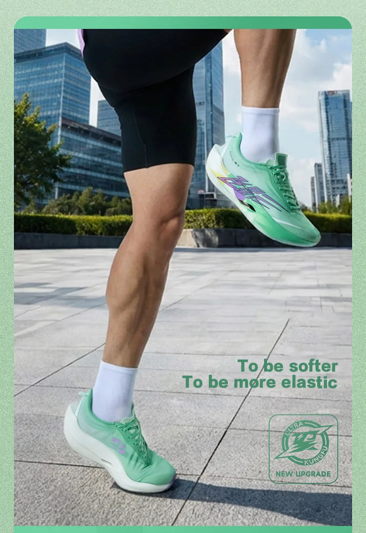 QIAODAN Feiying PB6.0 hardloopschoenen met koolstofplaat voor heren, professionele marathon-wedstrijdschoenen, lichtgewicht sportschoenen QDB023263299