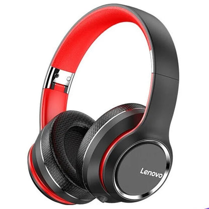 Auscultadores sem fios Bluetooth Over-Ear Lenovo HD200 – Headset gaming estéreo HiFi com cancelamento de ruído e microfone