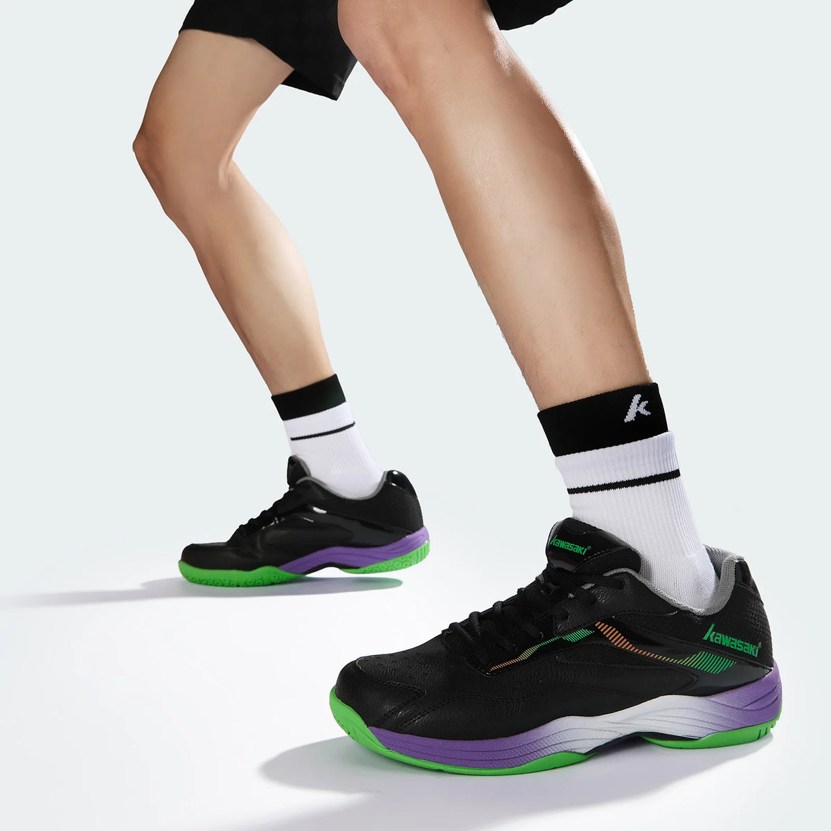 Kawasaki čevlji, moški športni copati K1B50-C32023 in C32011 s tehnologijo Anti Twist, profesionalni čevlji za namizni tenis in badminton, moški športni copati