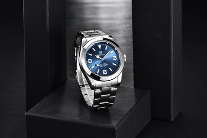 BENYAR 2025 New Men's Automatic Mechanical Watch Business Sports Luxury Men's Watches 50M Waterproof Clock Relogios Masculino
