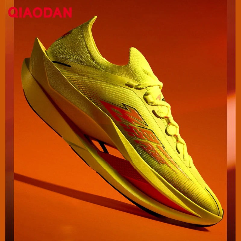 QIAODAN Feiying Plaid 3 Carbon Plate Men's Running Shoes 2026 Marathon Racing Sneakers Rebound Cushion Athletic Shoes QDB023262290