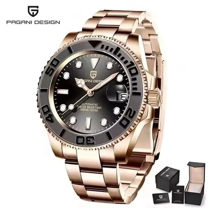 PAGANI DESIGN V2 Japan movement Luxury Men Mechanical Watch 40MM Ceramic bezel AR Coated Sapphire Glass Automatic Watch For Men