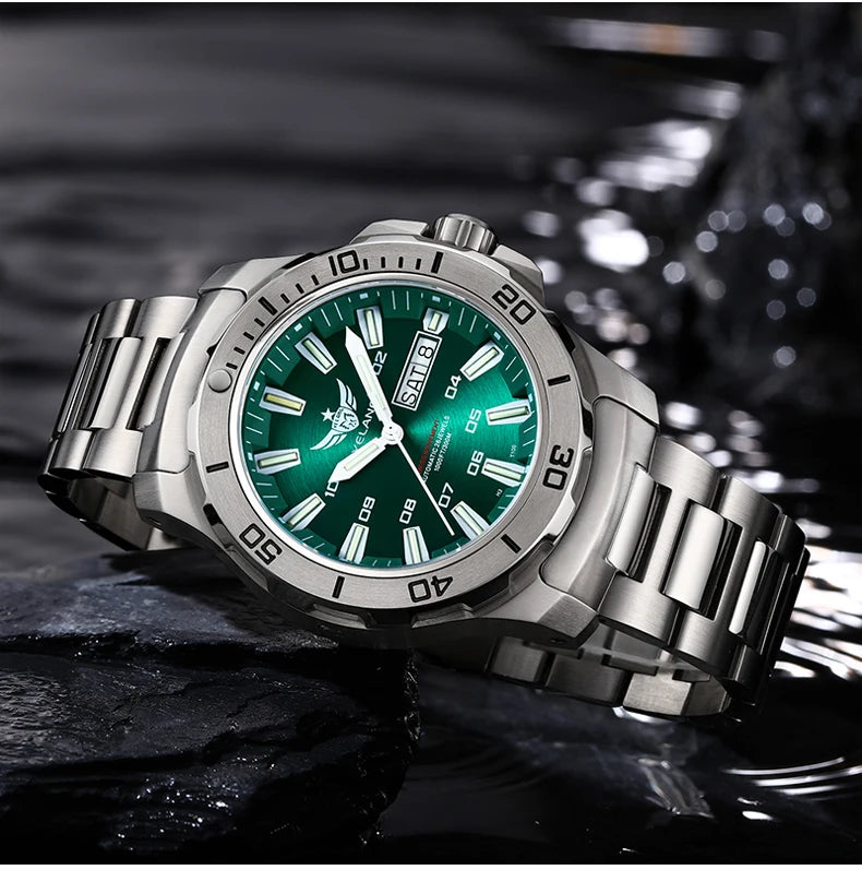 Yelang V5.1 Men's Watch 44mm Super Dive 300M Professional Waterproof SW220 Movement Luxury Automatic Mechanical Watch for men