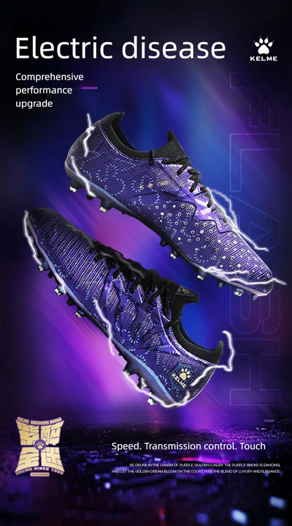 KELME Zapatos de fútbol para adultos. Botas de fútbol para hombre Blast 3.0 con tacos cortos. Zapatillas deportivas MG Professional para partido y entrenamiento. Transpirables.