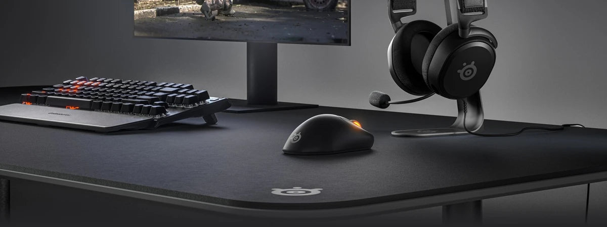 SteelSeries Prime Wired Esports Performance Gaming Mouse 18000 DPI TrueMove Pro Optical Sensor – Magnetic Optical Switches