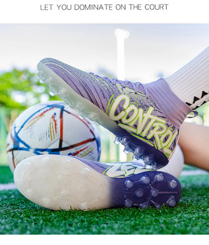 Uomo Donna Scarpe da calcio Scarpe da calcio per esterni Scarpe da calcio antiscivolo per campi da calcio Scarpe da futsal ultraleggere Scarpe da calcio con tacchetti TF/FG