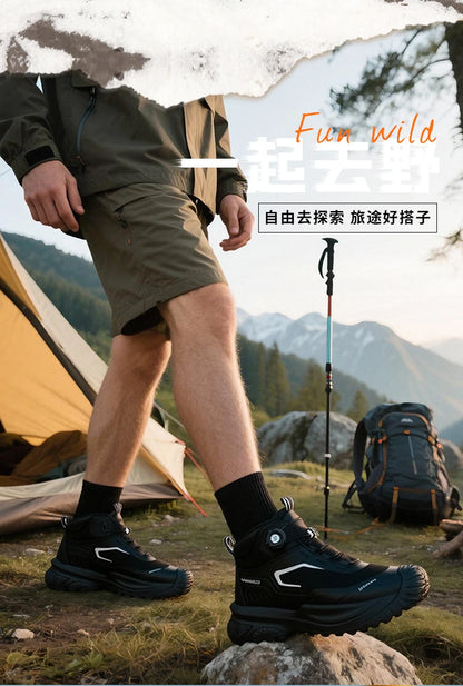 CAMSSOO Hiking Shoes Men Snow boots Outdoor Sports Climbing Shoes women Trekking Sneakers ankle boots hunting shoes travel boots
