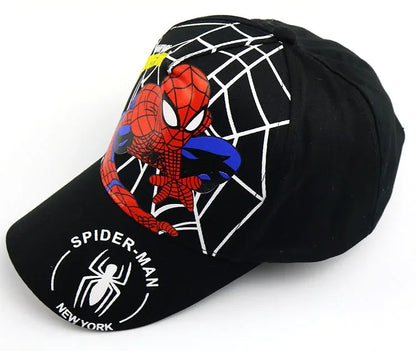 Spiderman Baseball Cap Boys Girls Hats Superhero Peripheral Sunhat Childrens Birthday Gift Cosplay Props Fashion Caps
