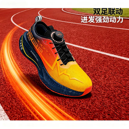 Laufschuhe für Herren mit Carbonplatte, Spezial-Sportschuhe, atmungsaktiv, leicht, bequeme rutschfeste Marathon-Sneaker für Damen