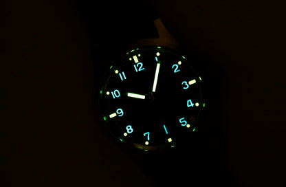 Baltany Dirty Dozen Watch Men's S2019 Military Vintage Wristwatch Small Seconds Hand VD78 Quartz Luminous 100M Waterproof Field Watch