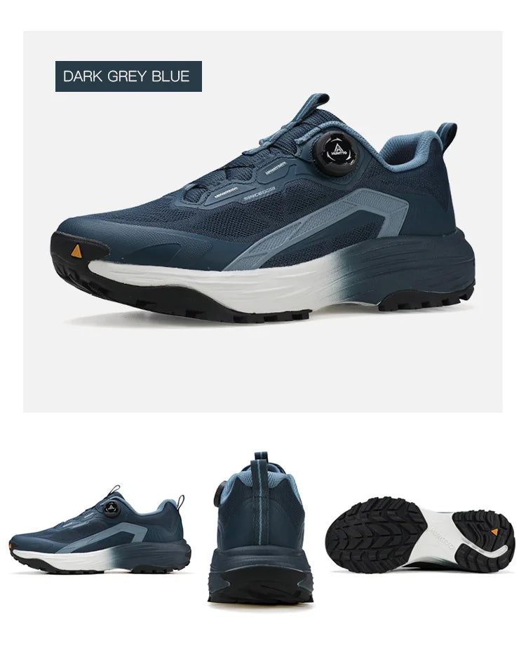 HUMTTO Men's Breathable Hiking Sneakers Non-slip Casual Running Shoes Outdoor Climbing Sneakers Designer Trekking Boots