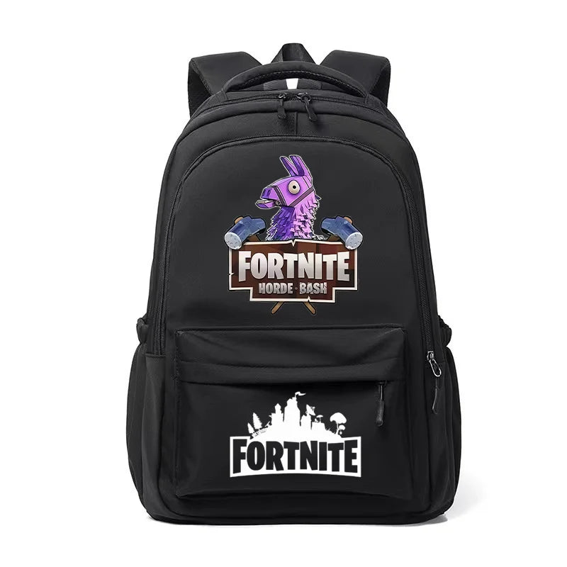 Fortnites Kids Backpack Portable Large Capacity Student Schoolbag Cartoon Printed Shoulder Bag School Supplies for Boys Gift
