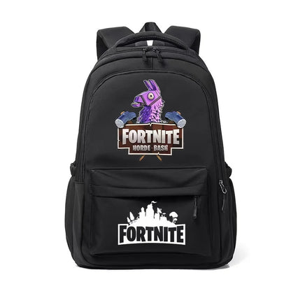 Fortnites Kids Backpack Portable Large Capacity Student Schoolbag Cartoon Printed Shoulder Bag School Supplies for Boys Gift