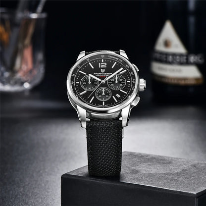 PAGANI DESIGN 2025 New Men Quartz Watches VK63 Fashion Casual 100M Water Resistant Sapphire Glass Stainless Steel Watches