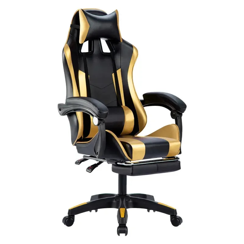 Drehbare Gaming-Rennstühle ab Werk für Gamer mit Fußstütze