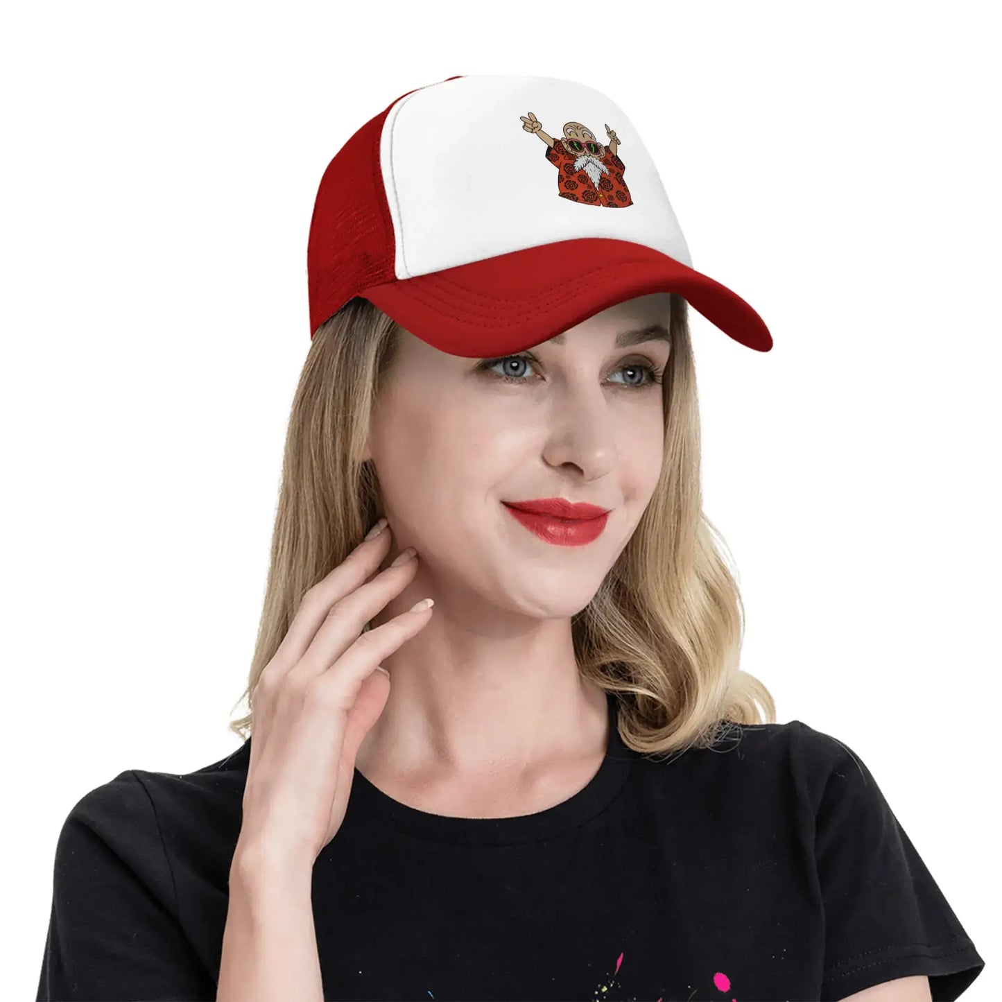 Produit gaming premium Fraquane, Adult Dragon Ball Trucker Caps Mesh Baseball Caps Snapback Caps Japan Anime Hat Trucker Worker Cap Breathable Dad Hat Summer