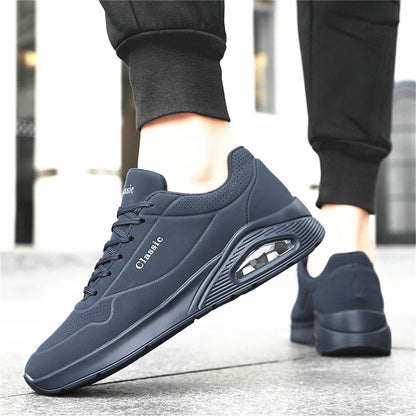 Men's Breathable Shock-Absorbing Running Shoes with Air Cushion Lightweight Low-Top Sneakers for Gym Training Casual Wear