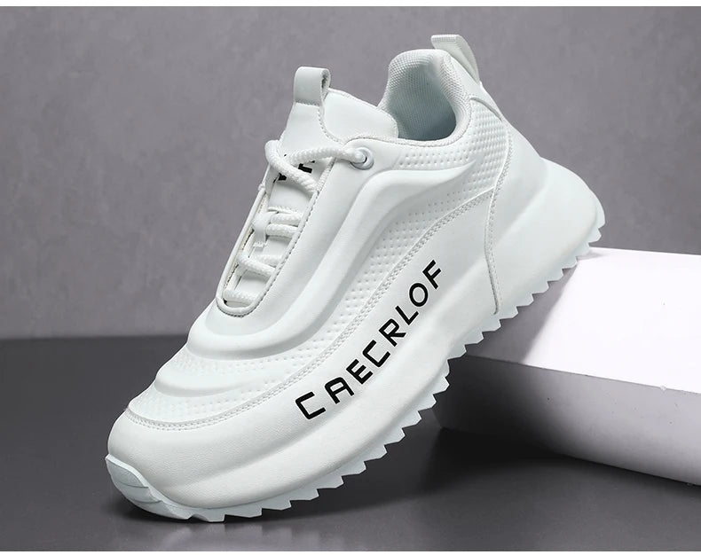 Merkbescherming: nieuwe lichtgewicht, antislip, ademende, slijtvaste hardloop- en sportschoenen voor heren, veelzijdig en geschikt voor vrijetijdsgebruik