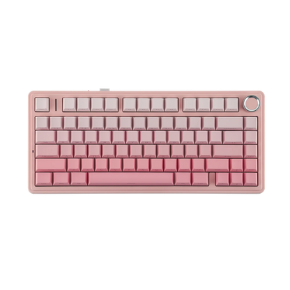 The New Hot-Selling EPOMAKER x AULA F75 75% ANSI Hot-Swappable Washer Bluetooth 5.0/2.4G Wireless/wired Mechanical Keyboard PBT