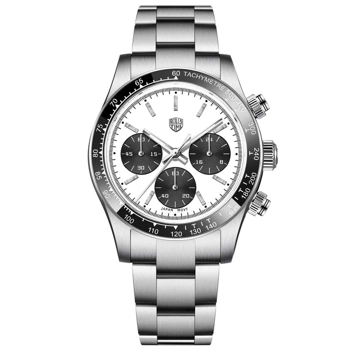 RollsTimi 2025 New Men's Watches Top Luxury Man Quartz Wristwatches Chronograph AR Sapphire Mirror Waterproof Sports Clock Gift