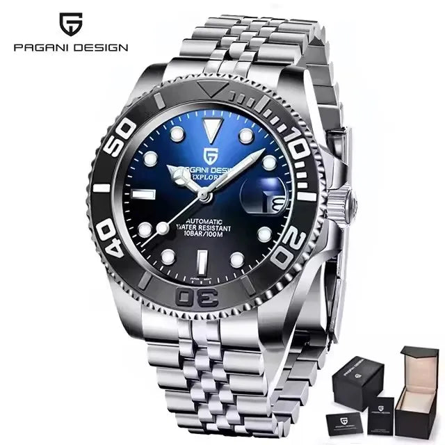 PAGANI DESIGN V2 Japan movement Luxury Men Mechanical Watch 40MM Ceramic bezel AR Coated Sapphire Glass Automatic Watch For Men
