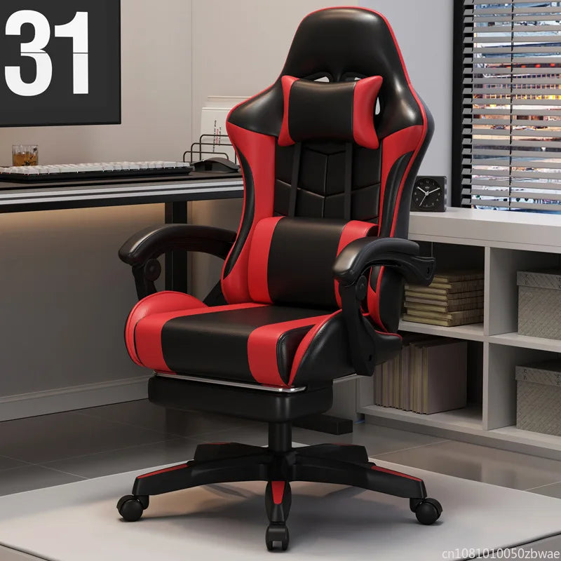 Cadeira Esports para Internet Café Sponge, cadeira de computador para Internet Café, cadeira de escritório reclinável para casa, confortável e giratória