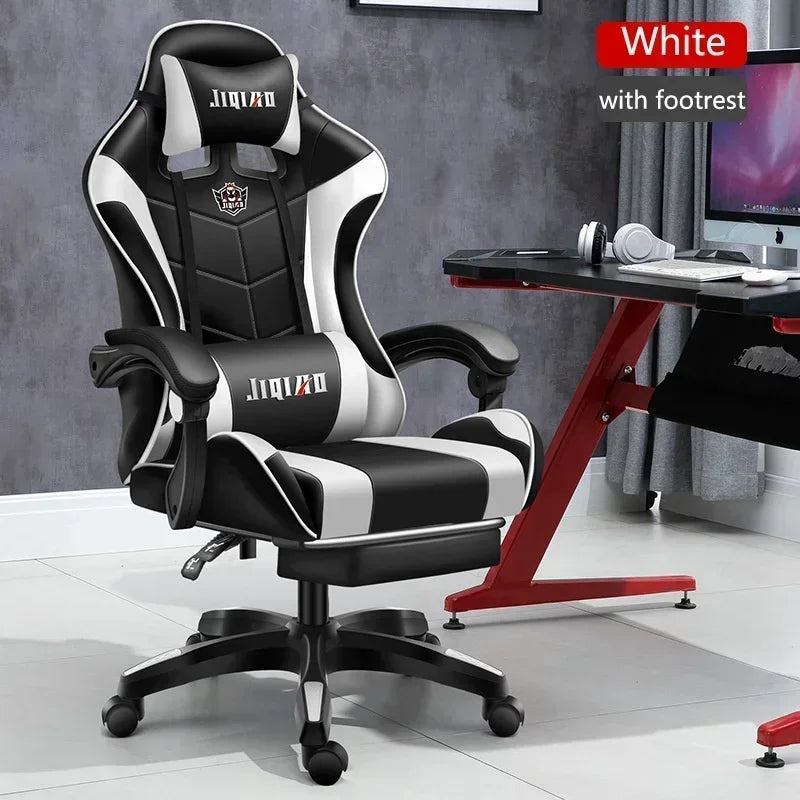 Ergonomic swivel chair Massage Recliner gamer chairs High quality gaming chair RGB light office chair gamer computer