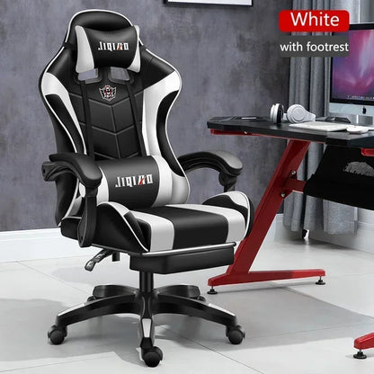 Ergonomic swivel chair Massage Recliner gamer chairs High quality gaming chair RGB light office chair gamer computer