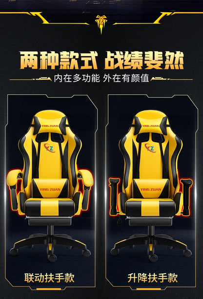 Gaming Chair for Computer Desk Office Home Use Ergonomic High Back Mesh Reclining PC Chair with Lumbar Support and Adjustable