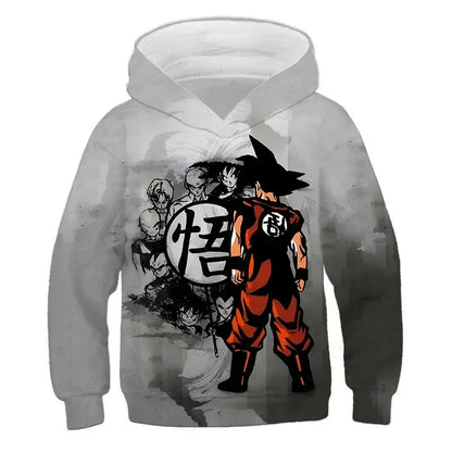 2025 Autumn Cool Dragon Ball Z Kids Boys Sweatshirts Children Casual Boy Hoodies Pullover Anime Dragon Ball Hoodie Hooded Coats, Produit gaming premium Fraquane, produits de luxe, nouvelle génération, équipement gamer
