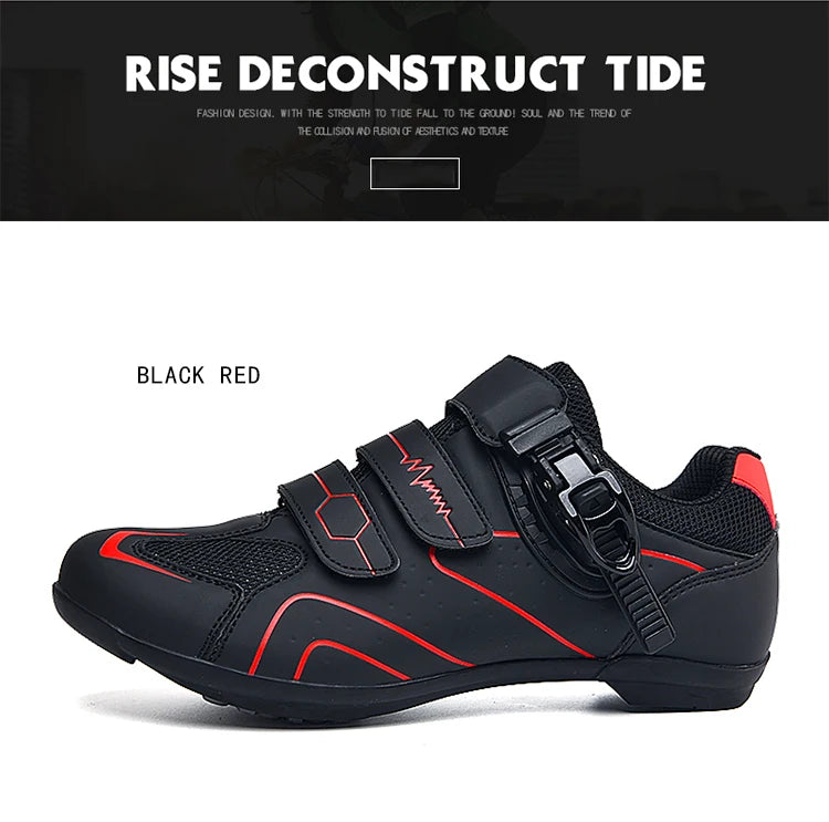 New Men's Cycling Sneakers with Cleats Speed Cycling Shoes for Women, Rubber-Soled Cycling Shoes