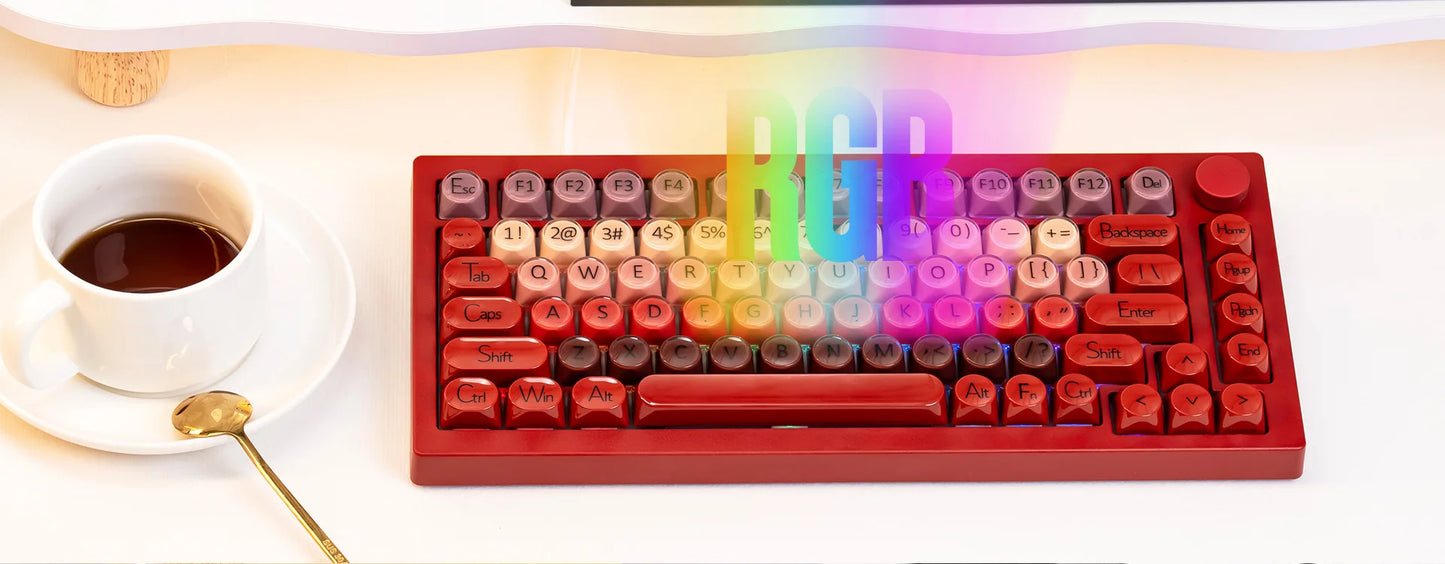 AKKO 5075 X Veekos K75 Gaming Mechanical Keyboard Keyboard 75% RGB 3/5-Pin Hot Swap Wired Customized Keyboard with Knob Gasket