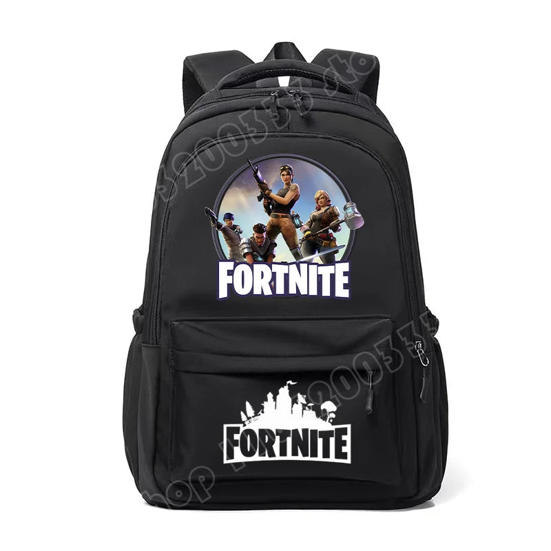 Fortnites Kids Backpack Portable Large Capacity Student Schoolbag Cartoon Printed Shoulder Bag School Supplies for Boys Gift