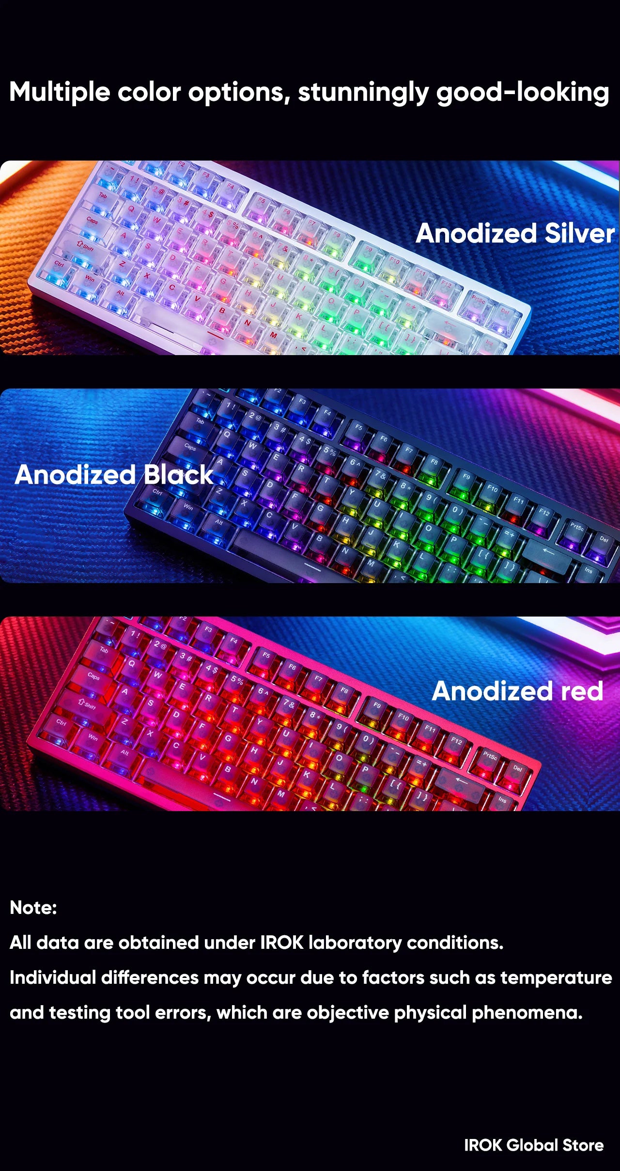 Teclado Mecânico Gaming Magnético em Alumínio IROK MG75 V2 MG75V2 Rapid Trigger 0.07ms 8KHz 0.001mm Taxa de Leitura 512K para Gamers