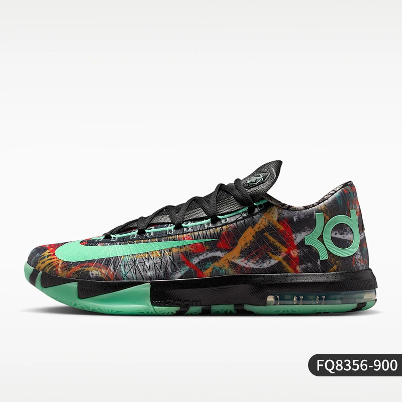Zapatillas de baloncesto Nike Authentic Zoom KD 6 para hombre, modernas retro Rebound FQ8356-900