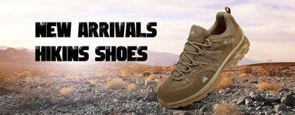 HIKEUP Comode scarpe da trekking da uomo, scarpe da uomo impermeabili con suola in gomma, scarpe da escursionismo resistenti all’usura e antiscivolo