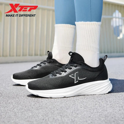 Xtep Women's Running Shoes 2025 Summer New Durable Lightweight Casual Shock-Absorbing Breathable Mesh Sneakers 875418110054