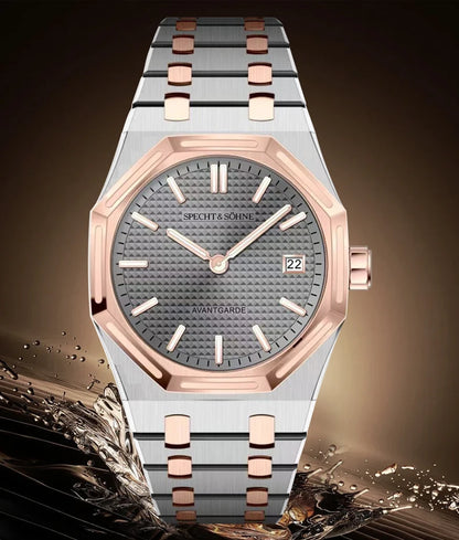 2026 New Specht & Söhne 38mm Quartz Wristwatch For Men Luminous Sapphire Crystal Ultrathin Stainless Steel Watch 50M Waterproof