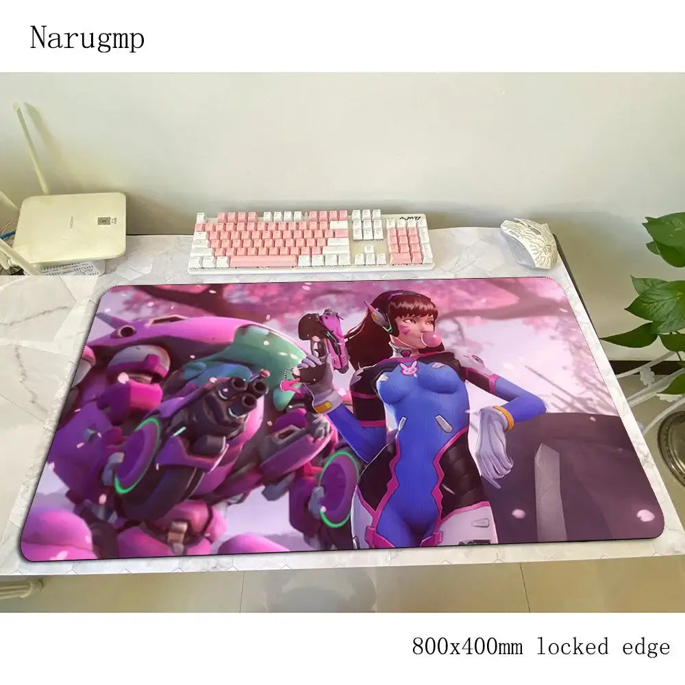 overwatch padmouse 80x40cm mousepad pentru jocuri cadou de Halloween mousepad mare pentru gamer birou de computer covoraș mare mousepad pentru laptop pc