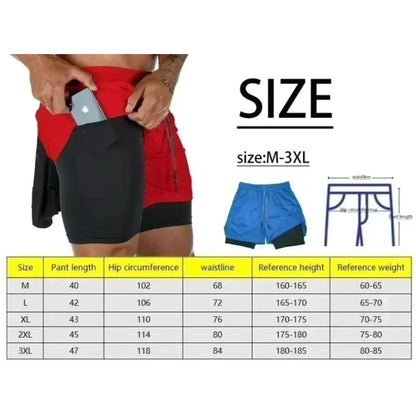 Dragon Ball Anime Peripheral Majin Buu GOKU Printed Sports Double-layer Shorts American 2025 Summer Men's Loose Breathable Pants