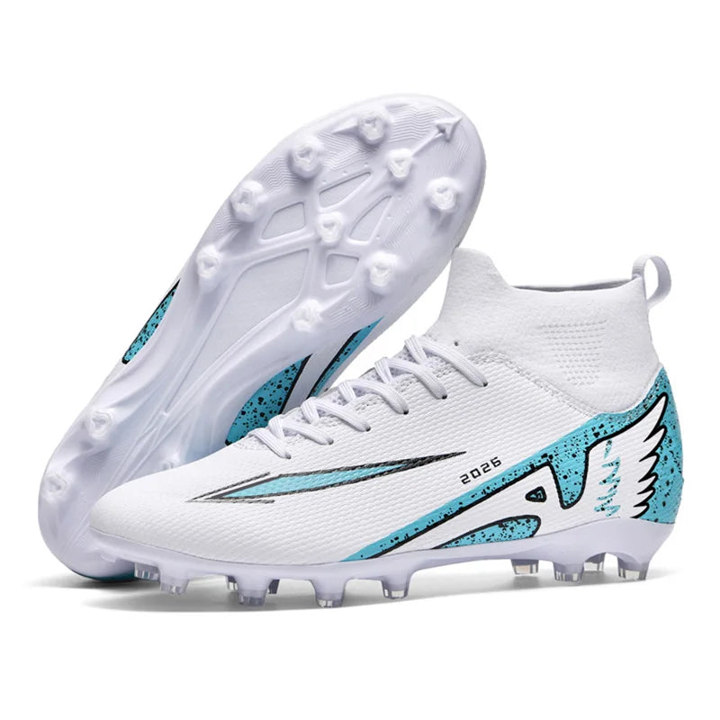 Chaussures de football unisexes tendance, crampons antidérapants, baskets d'entraînement légères, chaussures de football d'extérieur pour hommes