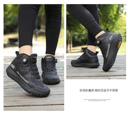 CAMSSOO Hiking Shoes Men Snow boots Outdoor Sports Climbing Shoes women Trekking Sneakers ankle boots hunting shoes travel boots