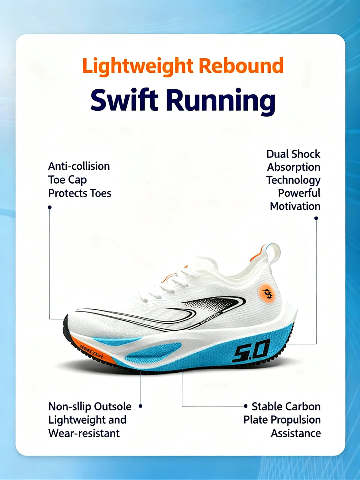 Unisex 2025 Full Carbon Plate Running Shoes Professional Marathon Racing Lightweight Bounce Cushion Breathable Sports Sneakers