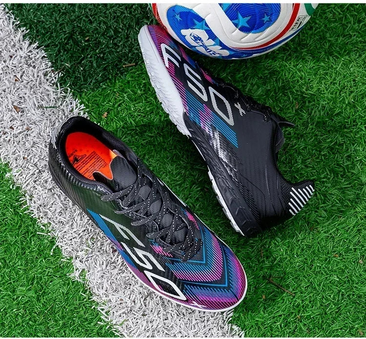 Nouvelles chaussures de football pour hommes, chaussures d'entraînement, chaussures de sport pour terrain gazonné, chaussures de football pour activités de plein air, baskets antidérapantes, chaussures professionnelles po