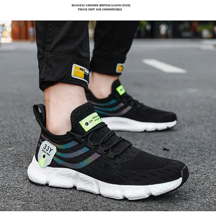 Trend dihalni moški športni čevlji za pomlad in jesen Tenis Masculino Zapatillas Hombre modni tekaški čevlji