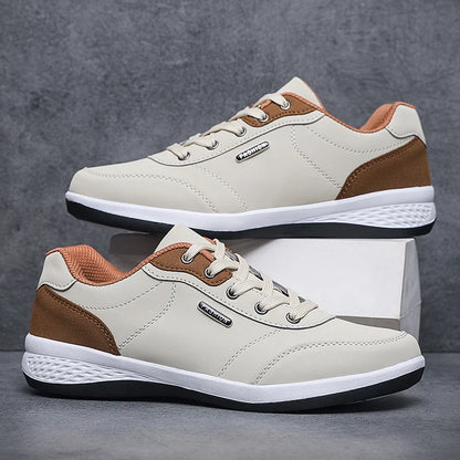 Pantofi de mers pe jos impermeabili pentru bărbați „Four Seasons”, pantofi sport casual din piele pentru bărbați, pantofi de camping antiderapanti, pantofi de tenis pentru bărbați