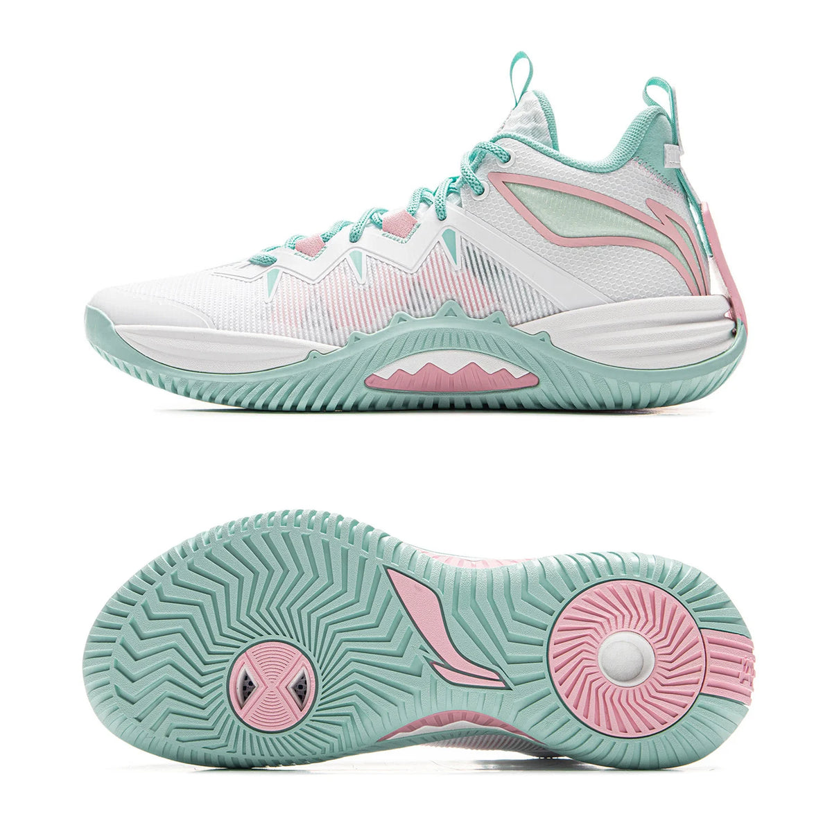 Li-Ning Men's BADFIVE STORM 2025 Outdoor Basketball Shoes BOOM Cushioning TUFF OS Wearable Li-Ning Sports Sneakers ABFV017